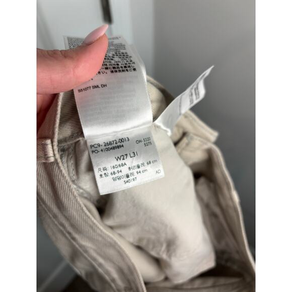 Levi's® Premium High Loose Women’s Jeans  Wide Leg Mushroom Grey Size 27 - Picture 4 of 9